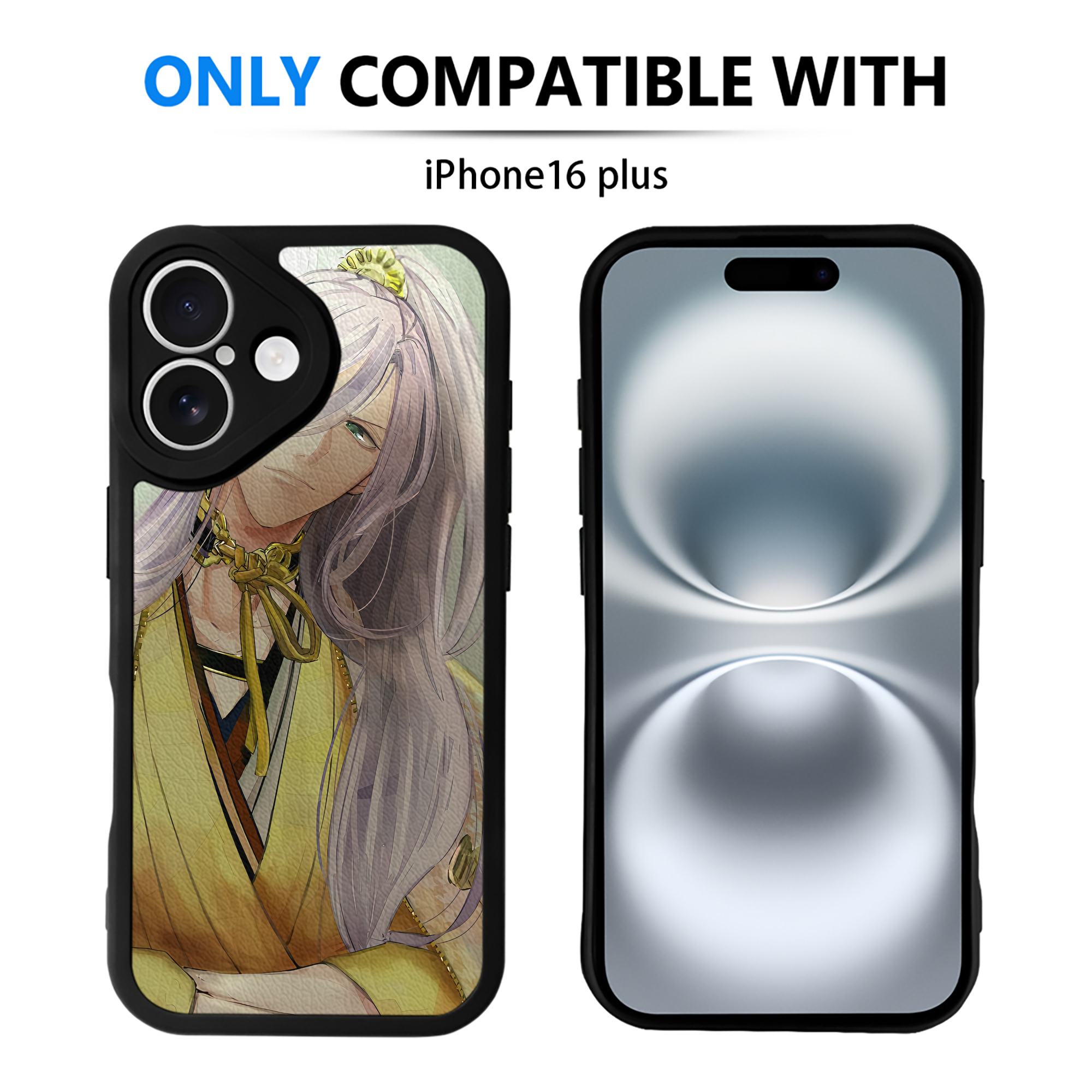 （画像用） 刀剣乱舞 Touken Ranbu 【iPhone 16シリーズ対応】シリコンスマホケース（レザー調） 材質：シリコン